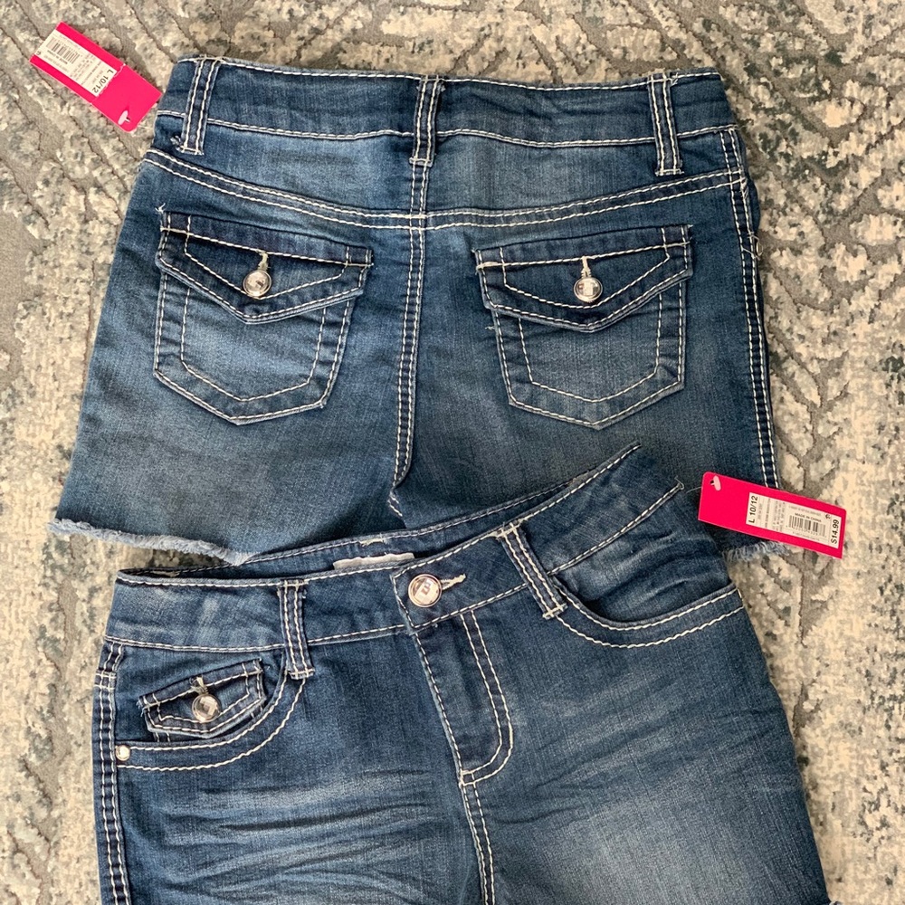 LOT OF 2!!! New With Tags Girls Shirts 10/12